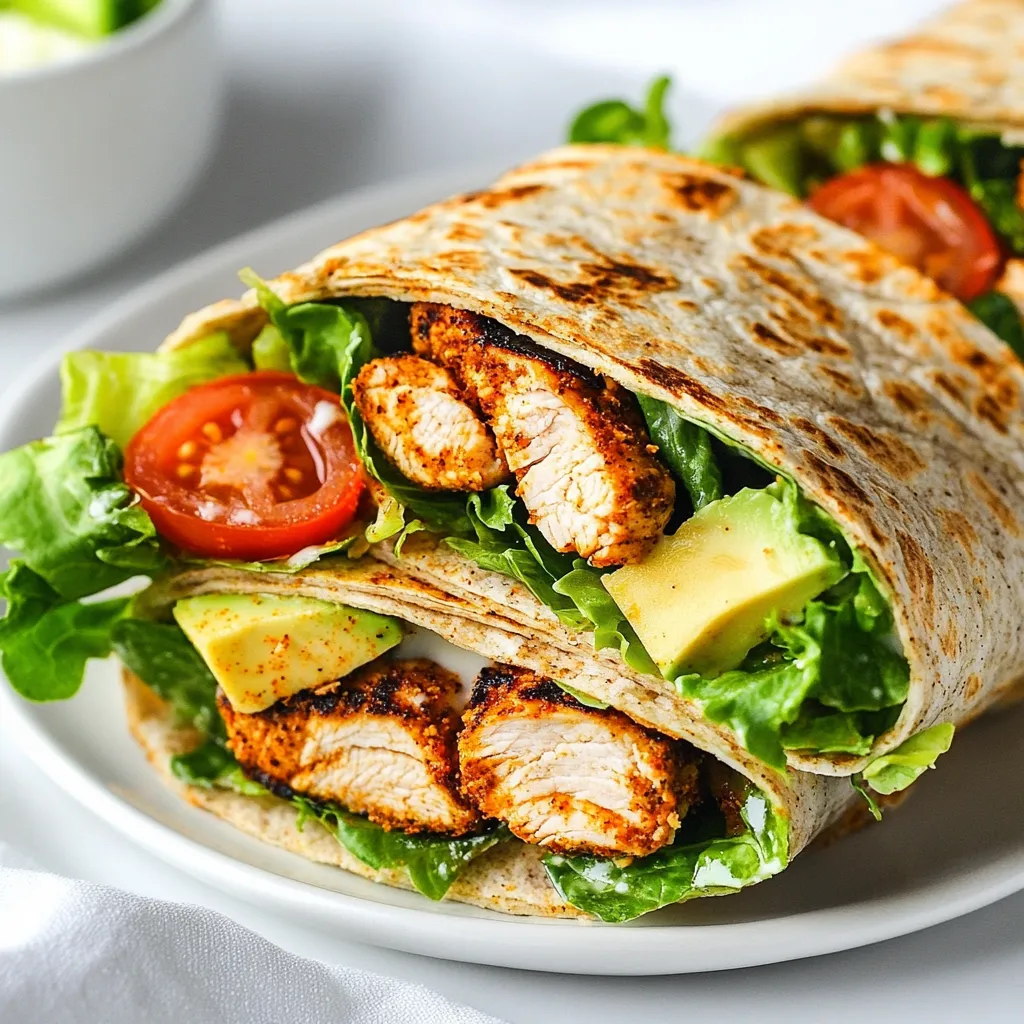 Cajun Chicken Caesar Wraps Simple and Tasty Meal