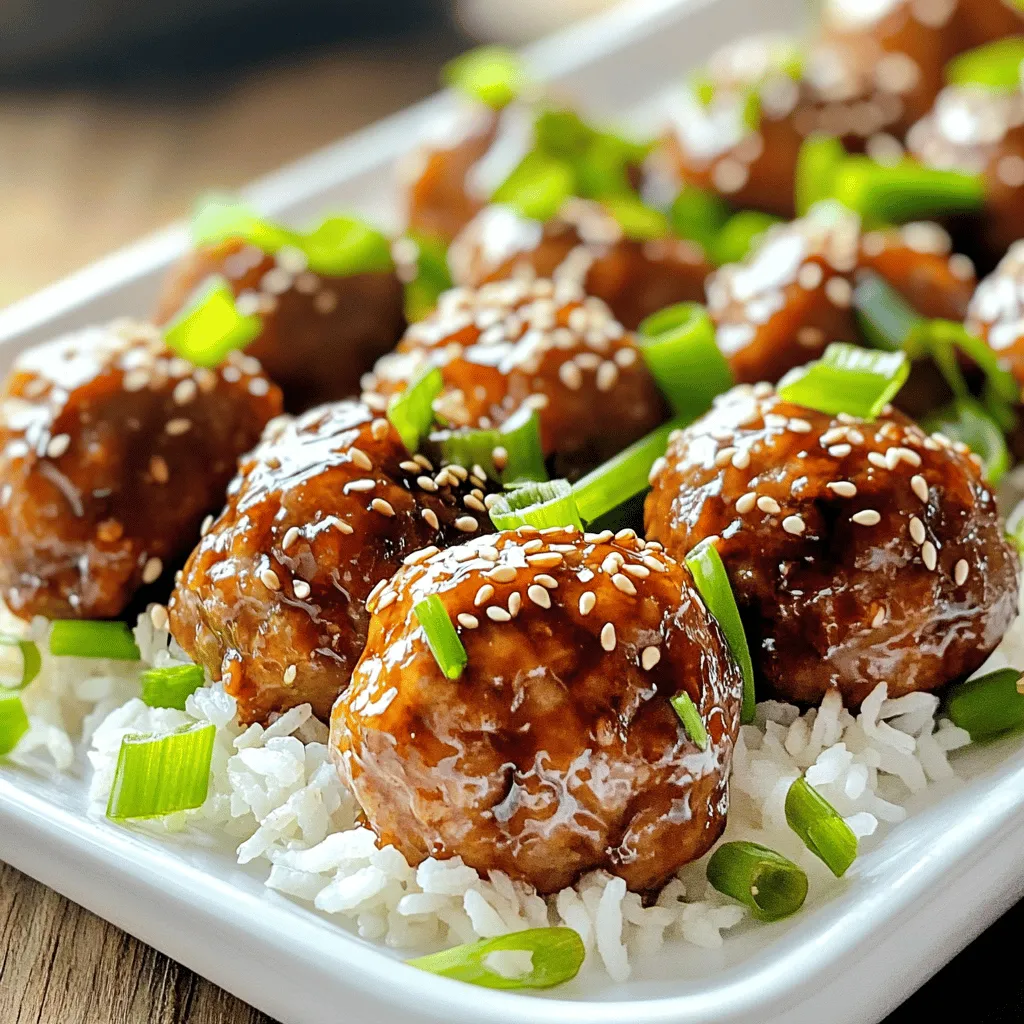 Teriyaki Glazed Meatballs Easy and Flavorful Recipe