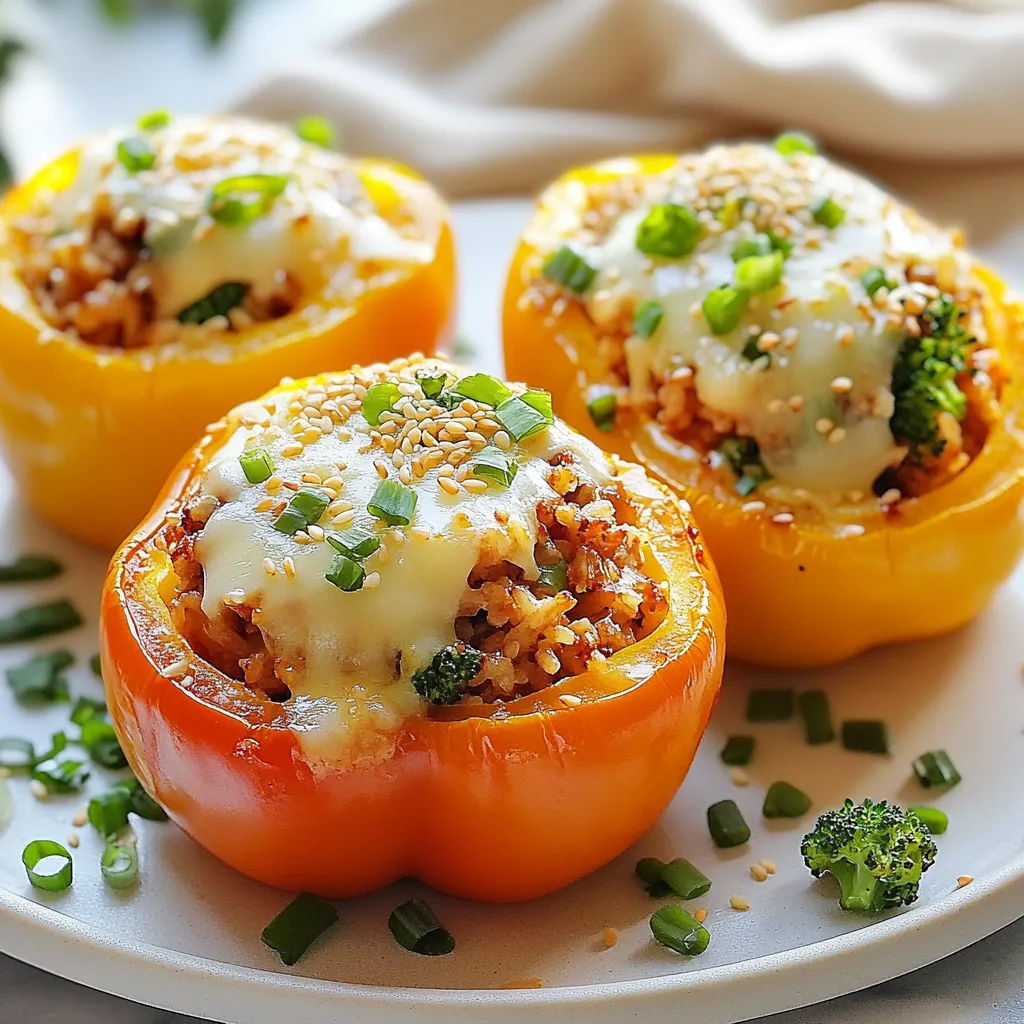 Teriyaki Chicken Stuffed Peppers Flavorful and Easy Meal
