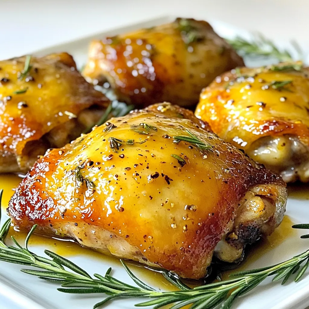 Maple Dijon Chicken Thighs Flavorful and Simple Dish