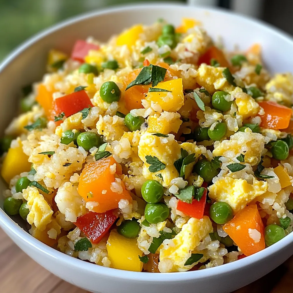 Cauliflower Fried Rice Flavorful and Healthy Dish
