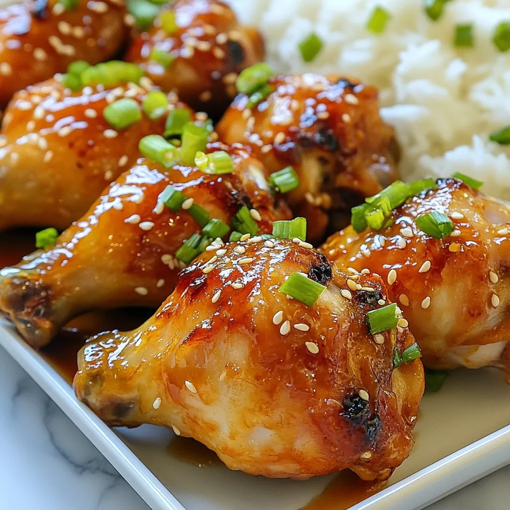 Honey Garlic Chicken Drumsticks Savory and Simple Meal