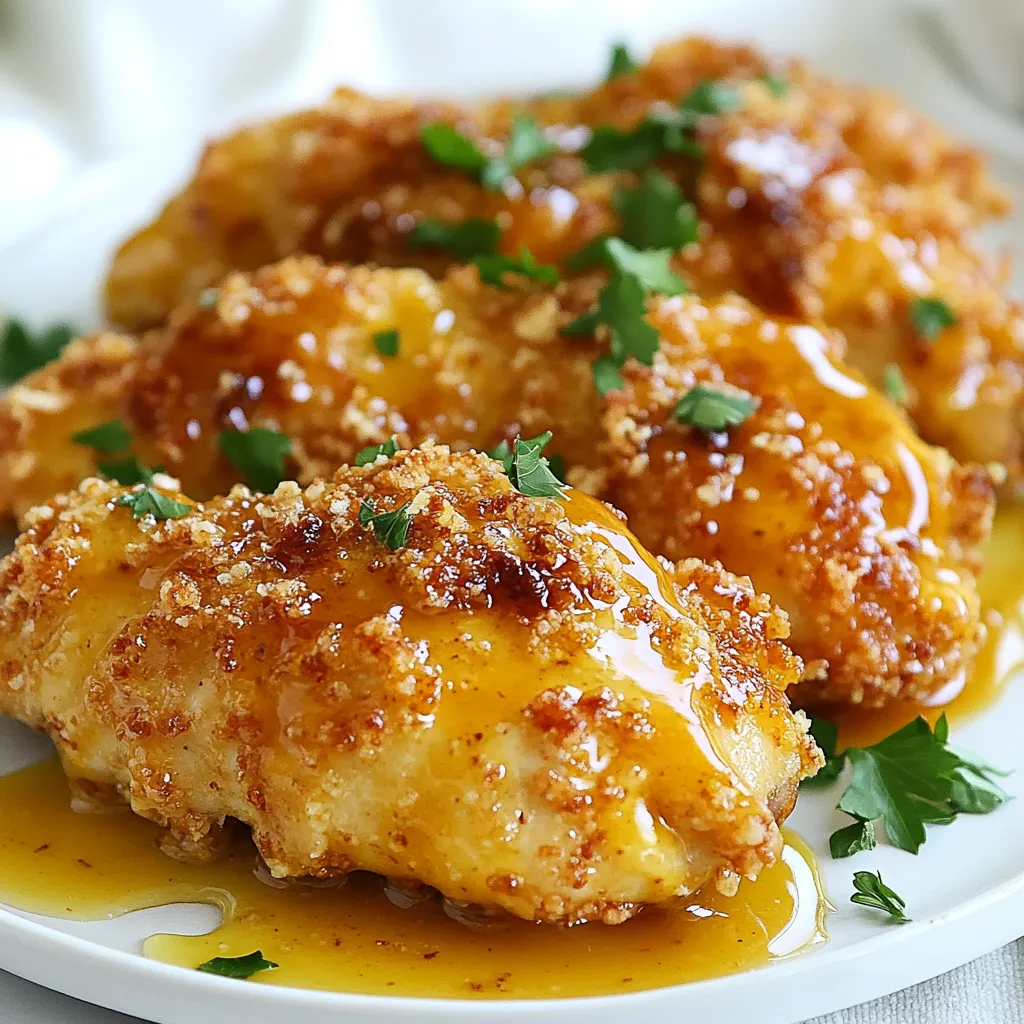 Honey Mustard Pretzel Chicken Crispy and Flavorful Dish