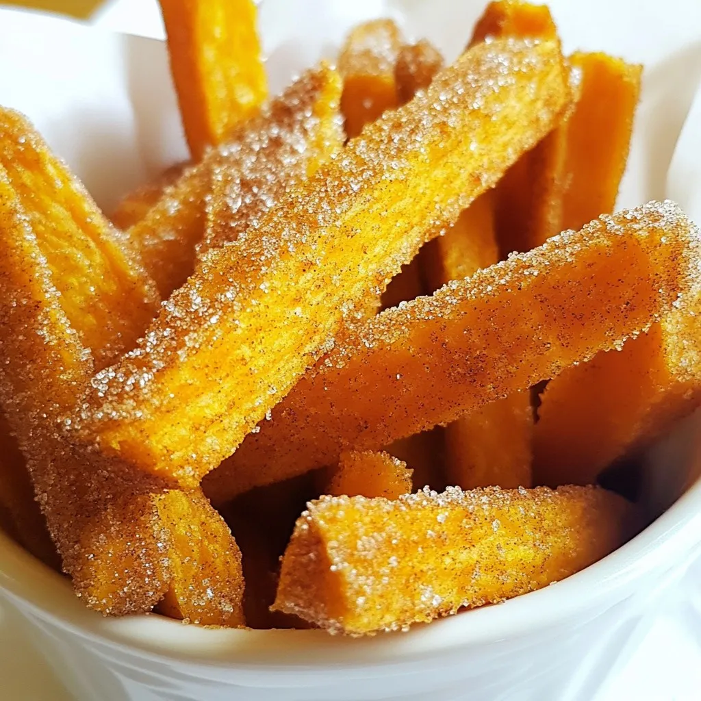 Cinnamon Sugar Sweet Potato Fries Irresistible Treat