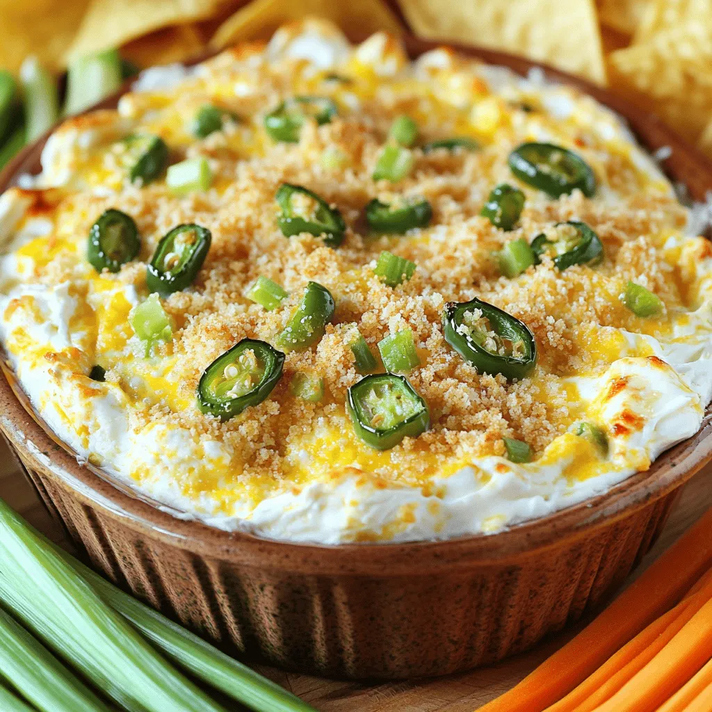 Creamy Jalapeño Popper Dip Tasty and Easy Recipe