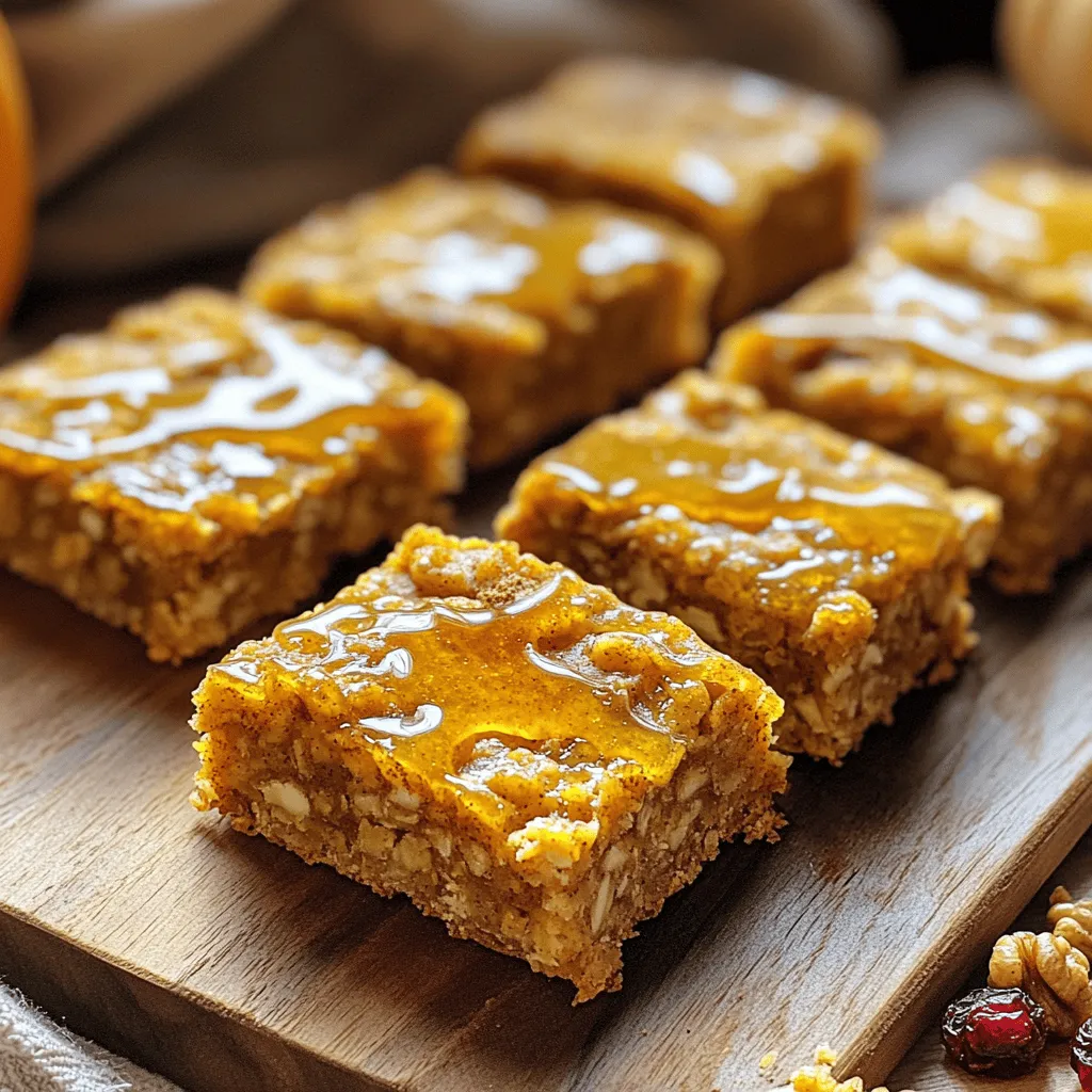 Pumpkin Spice Oatmeal Breakfast Bars Delightful and Easy
