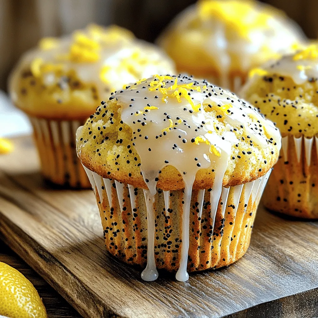 Lemon Poppy Seed Muffins Fresh and Fluffy Delight