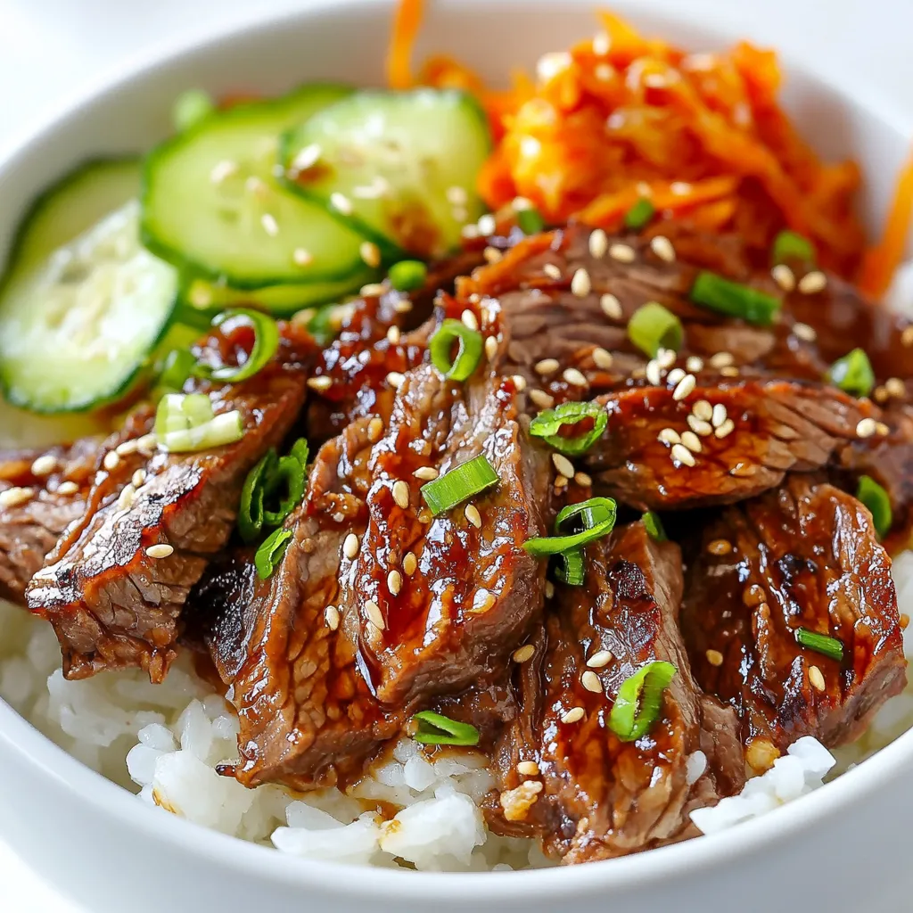 Korean BBQ Beef Bowls Flavorful and Easy Dinner Recipe