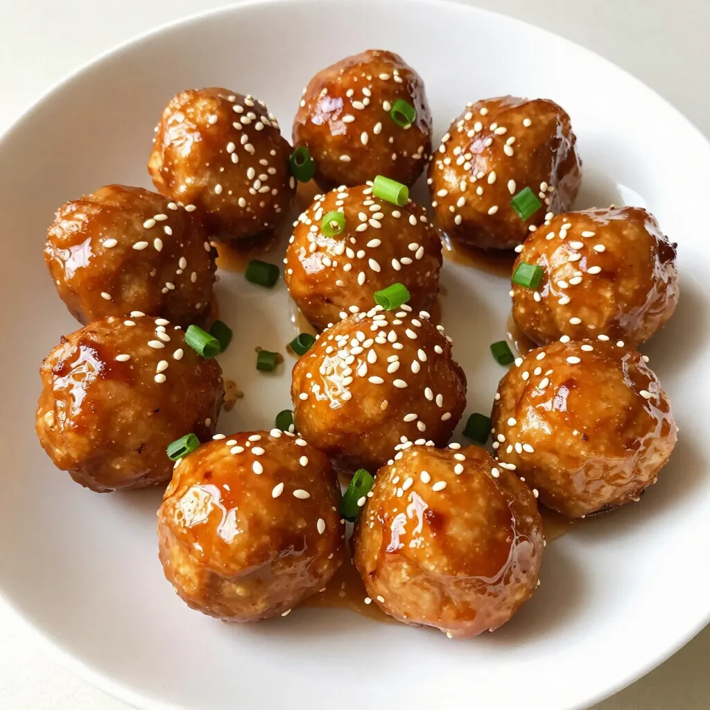 Sweet Chili Glazed Chicken Meatballs Flavor Boost