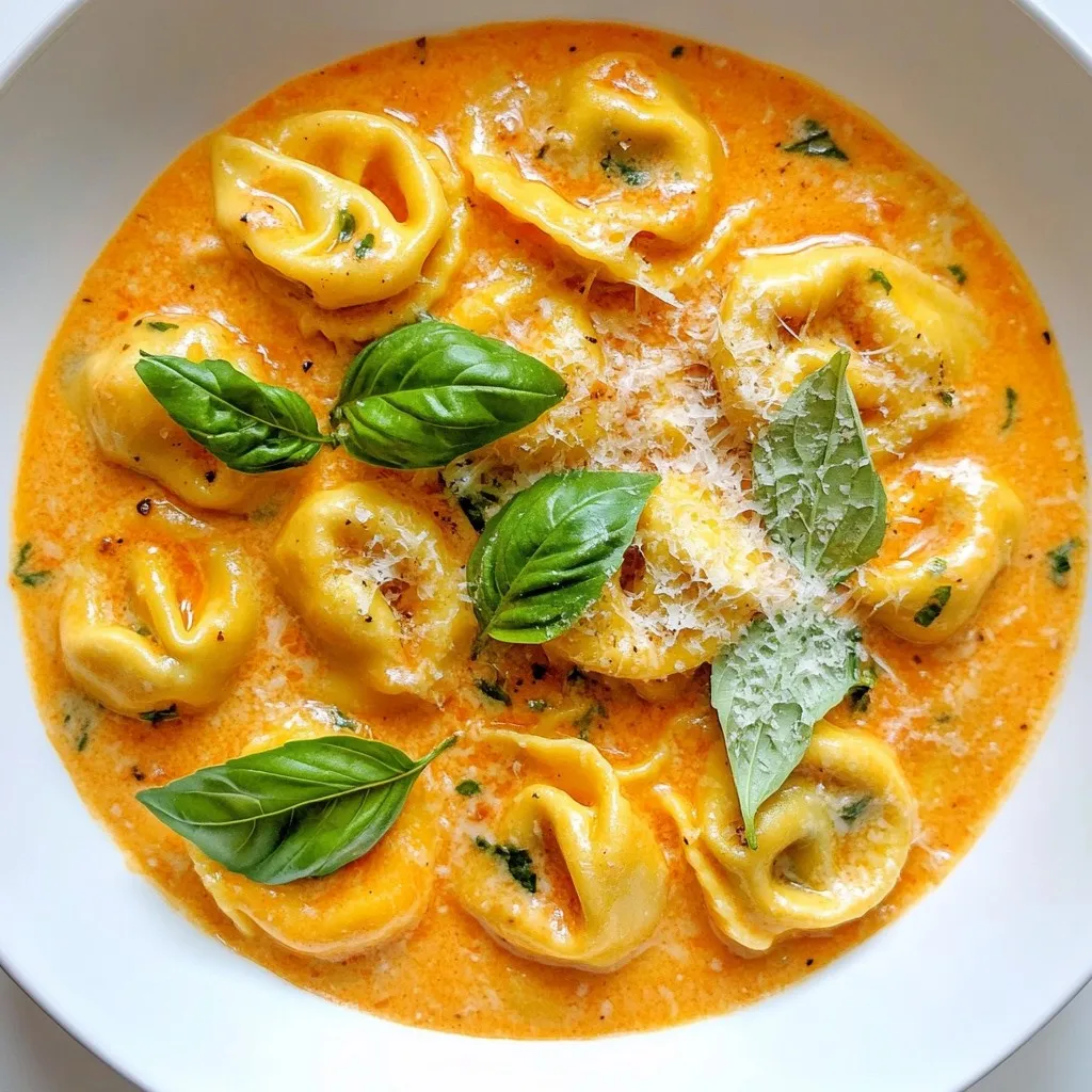 Creamy Tomato Basil Tortellini Easy Weeknight Meal