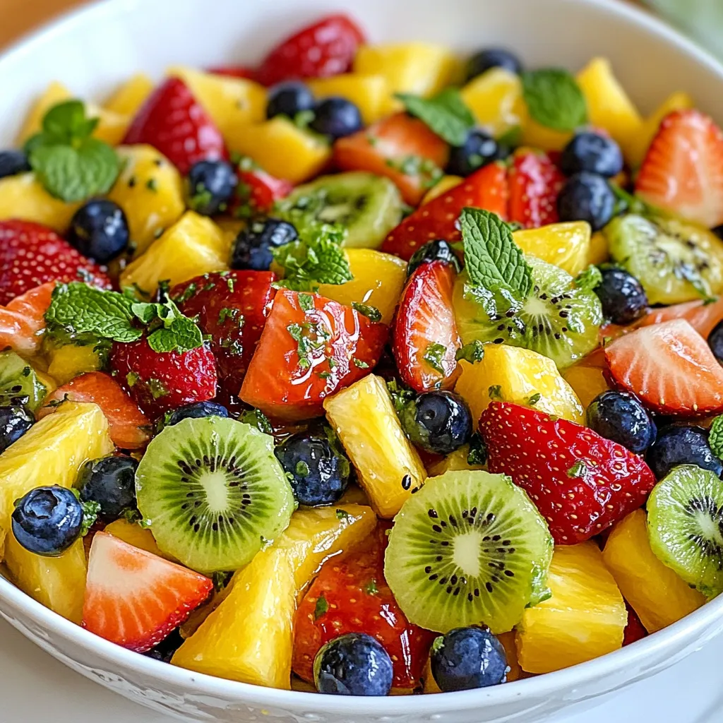 Honey Lime Fruit Salad Refreshing and Tasty Dish