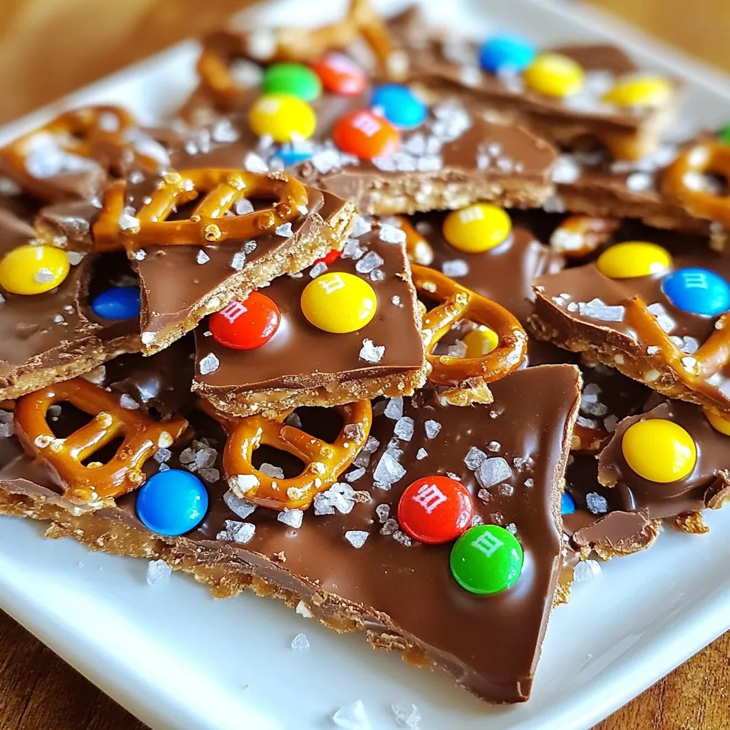 Chocolate Peanut Butter Pretzel Bark Easy Sweet Treat