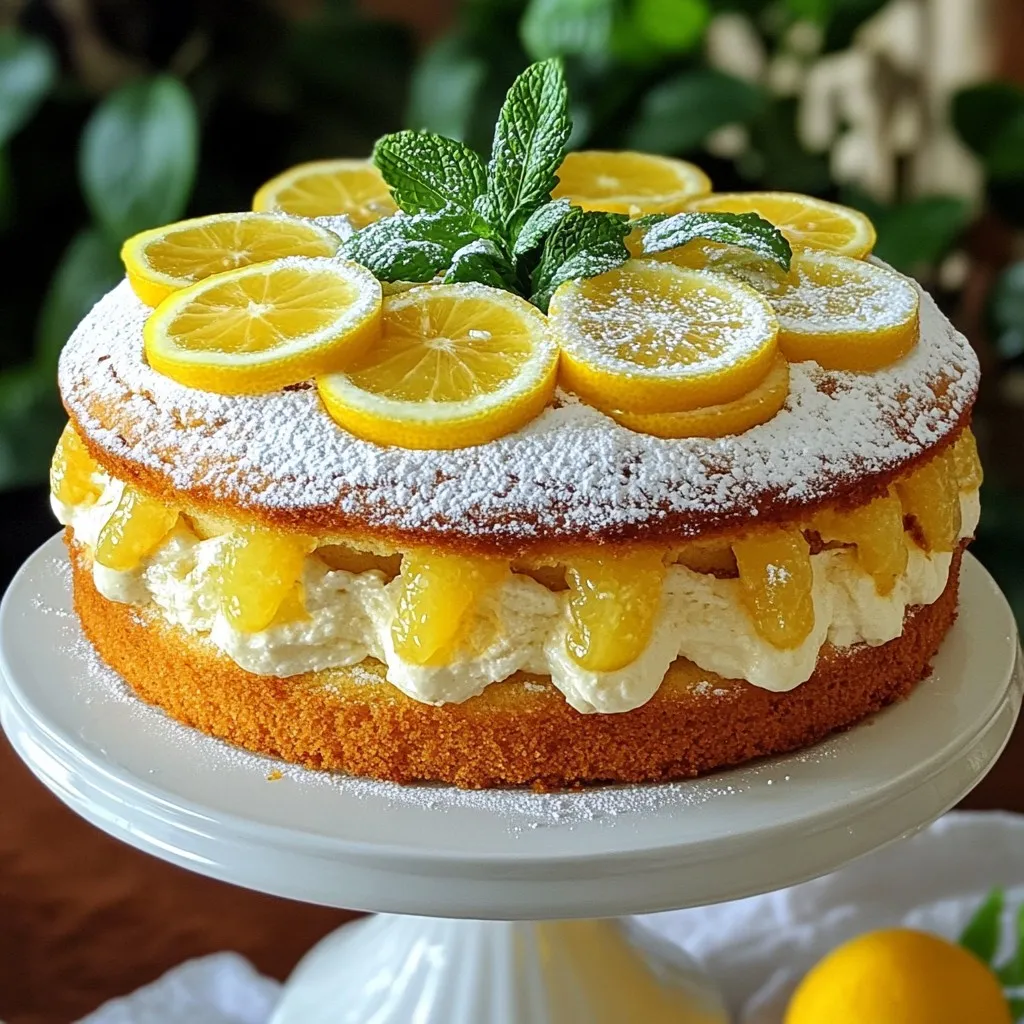 Olive Oil Lemon Cake Fresh and Flavorful Delight