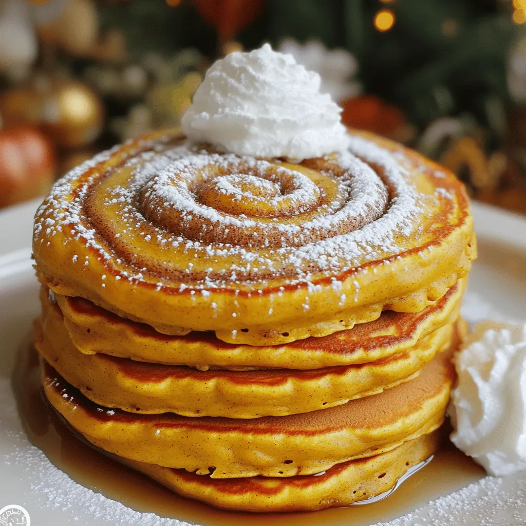 Cinnamon Swirl Pumpkin Pancakes Delightful Morning Treat