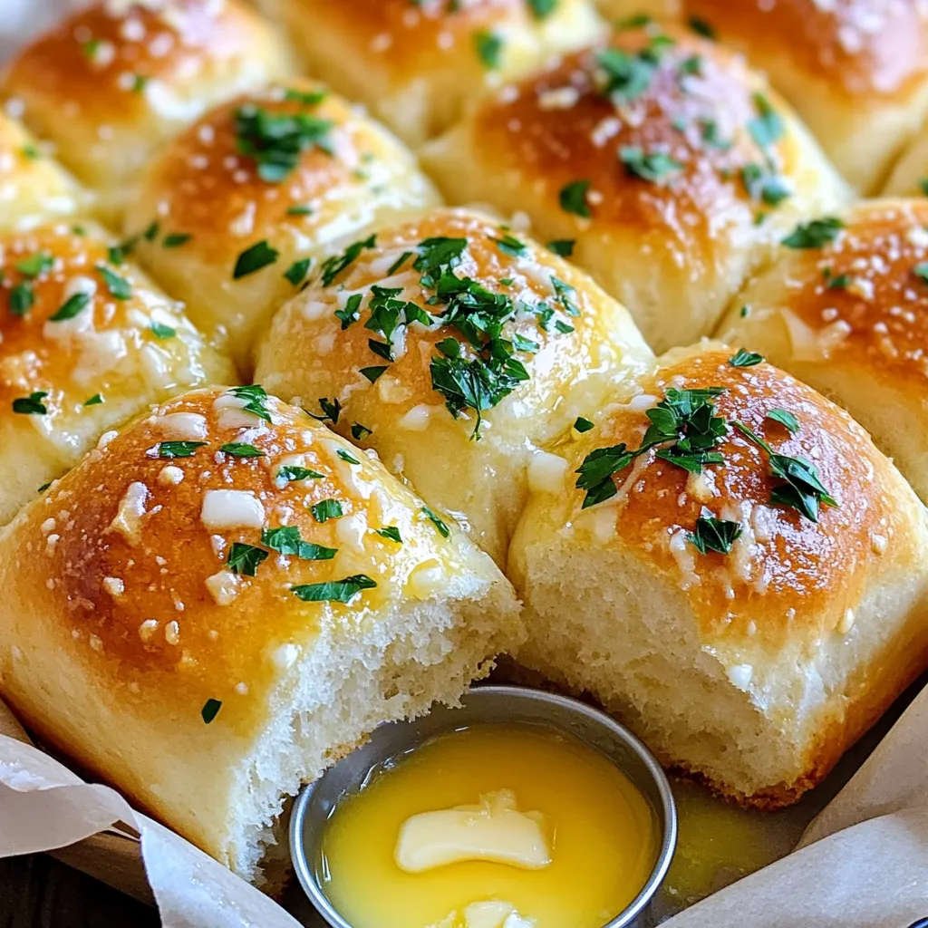 Garlic Parmesan Pull Apart Rolls Savory and Easy Treat