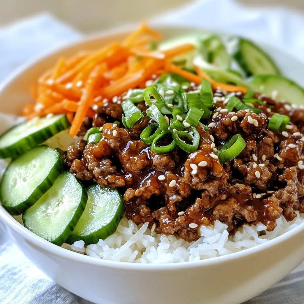 Korean Beef Bowls Flavorful and Easy Dinner Idea