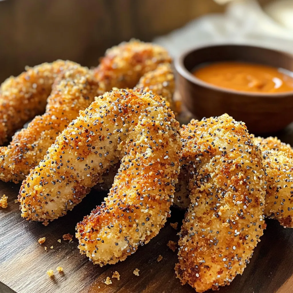 Air Fryer Everything Bagel Chicken Tenders Delight