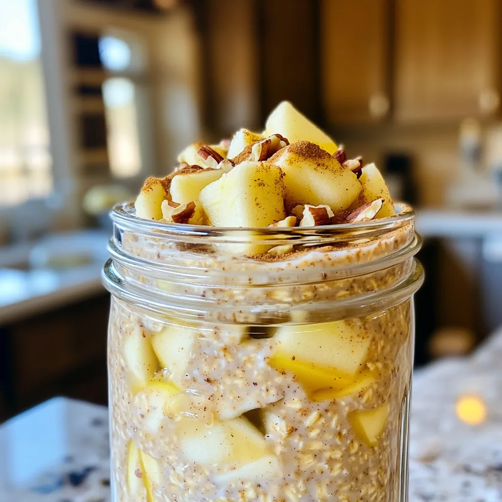 Apple Chai Overnight Oats Healthy and Tasty Recipe
