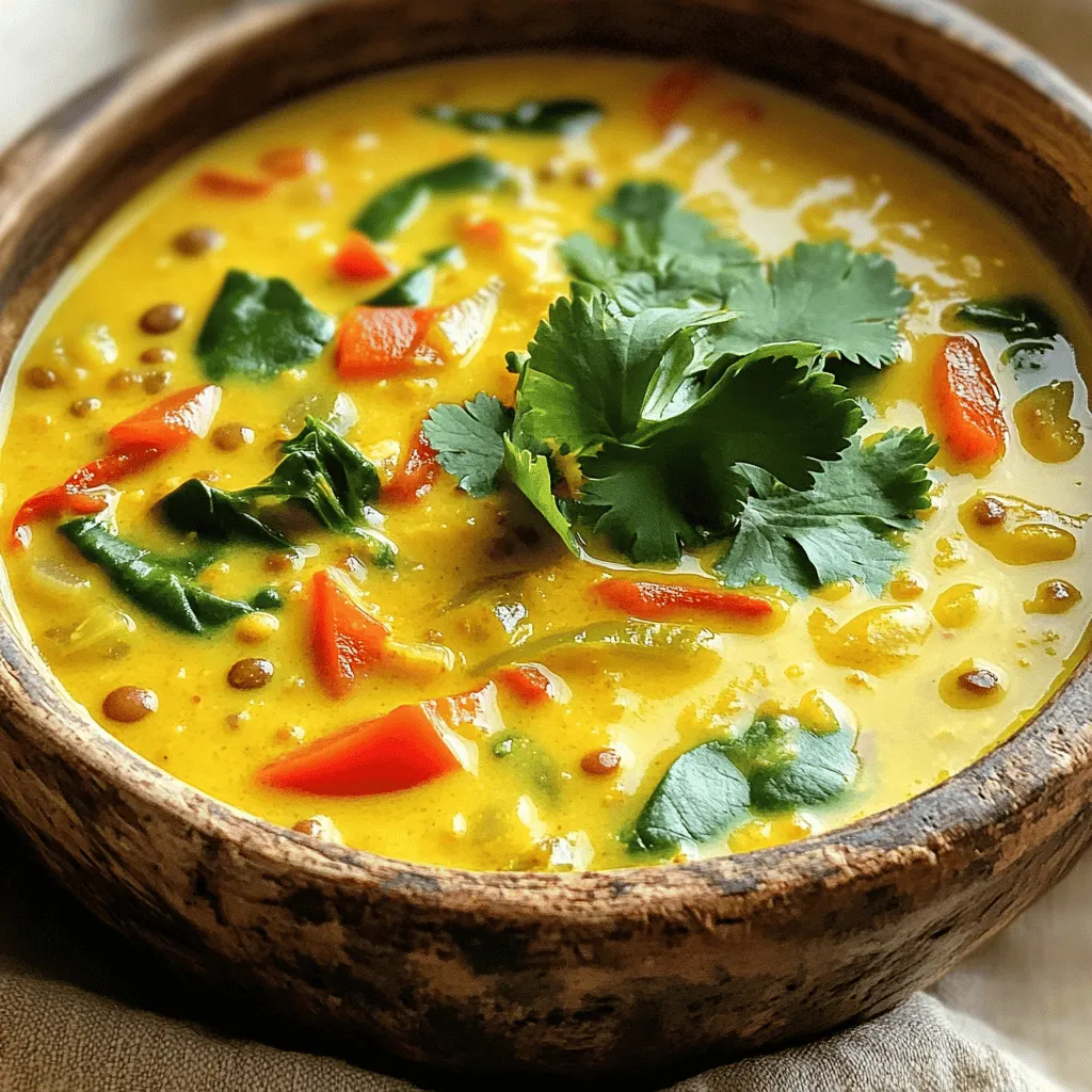Irresistible Slow Cooker Coconut Curry Lentil Soup Recipe