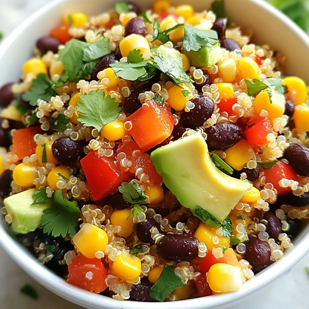 Southwest Quinoa Salad Healthy and Wholesome Dish