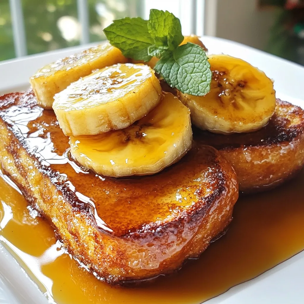 Caramelized Banana French Toast Delightful Morning Treat