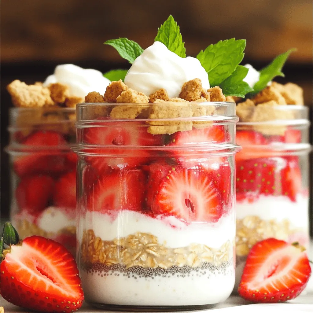Strawberry Shortcake Overnight Oats Easy and Delicious