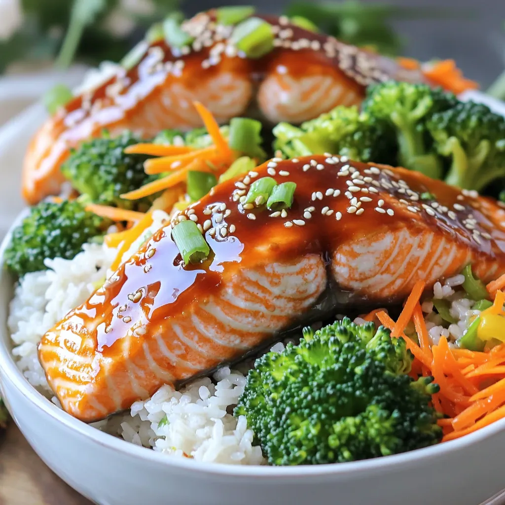 Teriyaki Salmon Rice Bowls Quick and Flavorful Meal