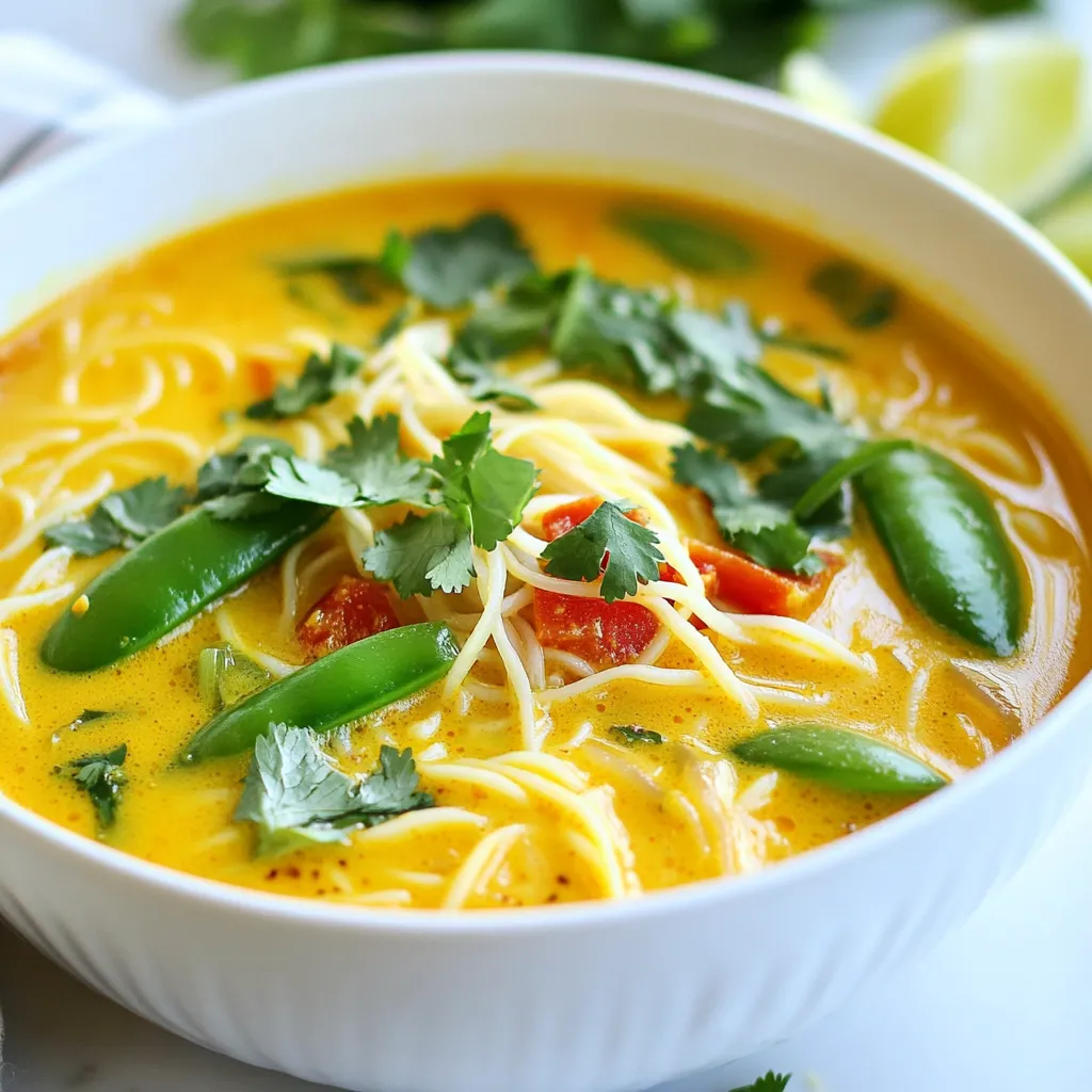 Coconut Curry Noodle Soup Flavorful Comfort Dish