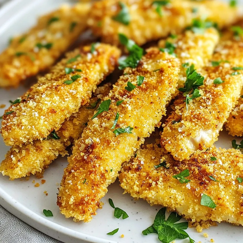 Air Fryer Garlic Parmesan Chicken Tenders Delight