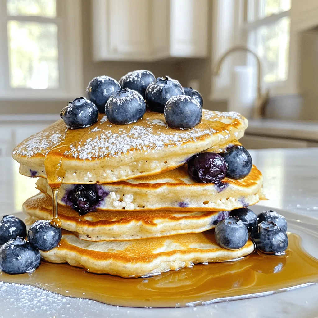 Cottage Cheese Blueberry Pancakes Delightful and Easy