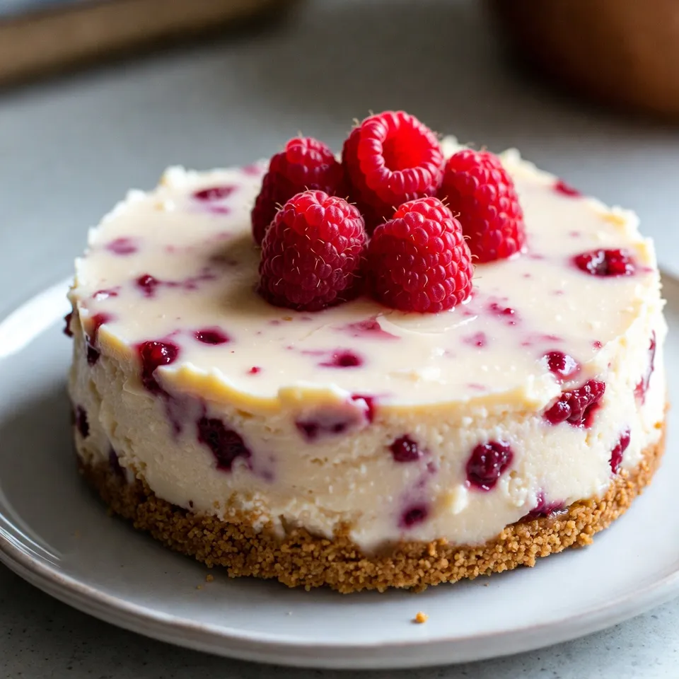White Chocolate Raspberry Cheesecake Delightful Recipe