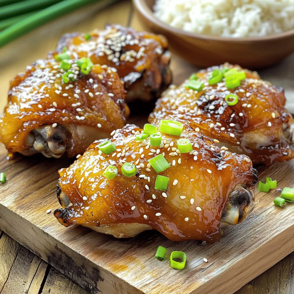 Honey Soy Glazed Chicken Thighs Flavorful Appeal