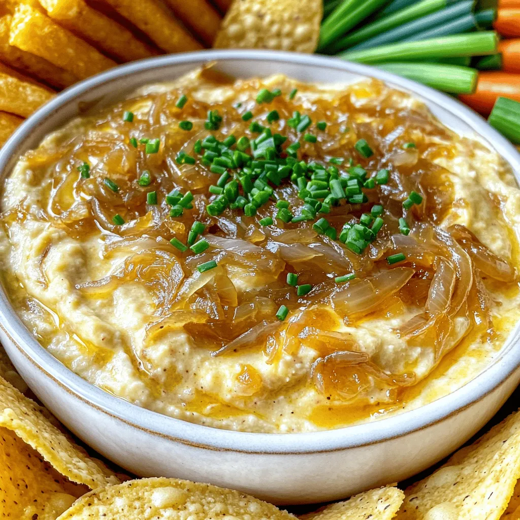 Caramelized Onion Dip Flavorful and Easy Recipe