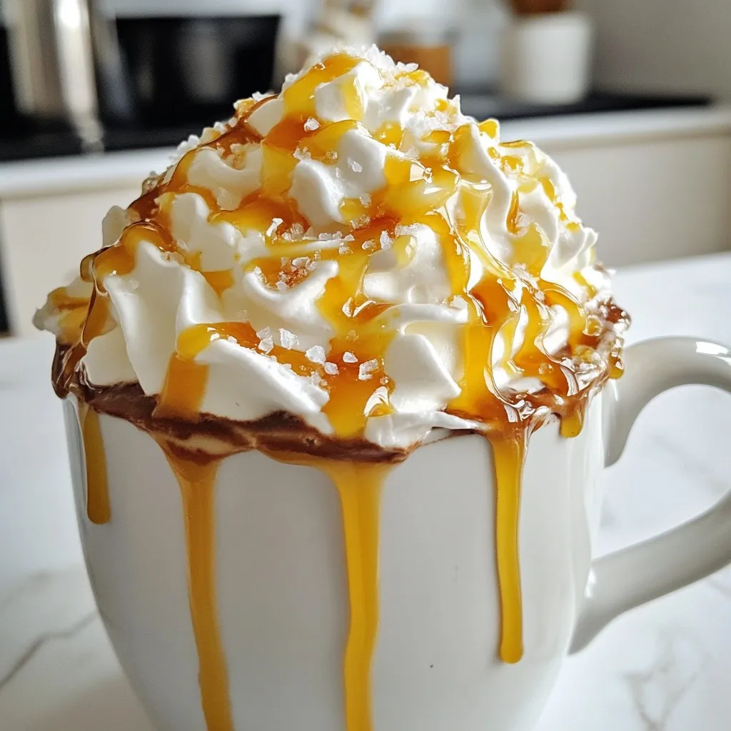 Salted Caramel Hot Chocolate Delightful Winter Treat