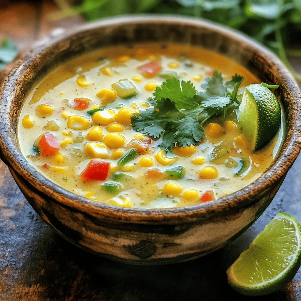 Southwest Corn Chowder Flavorful and Filling Dish