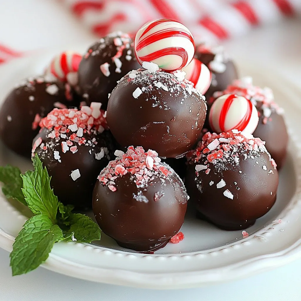 Chocolate Peppermint Truffles Delightful Holiday Treat