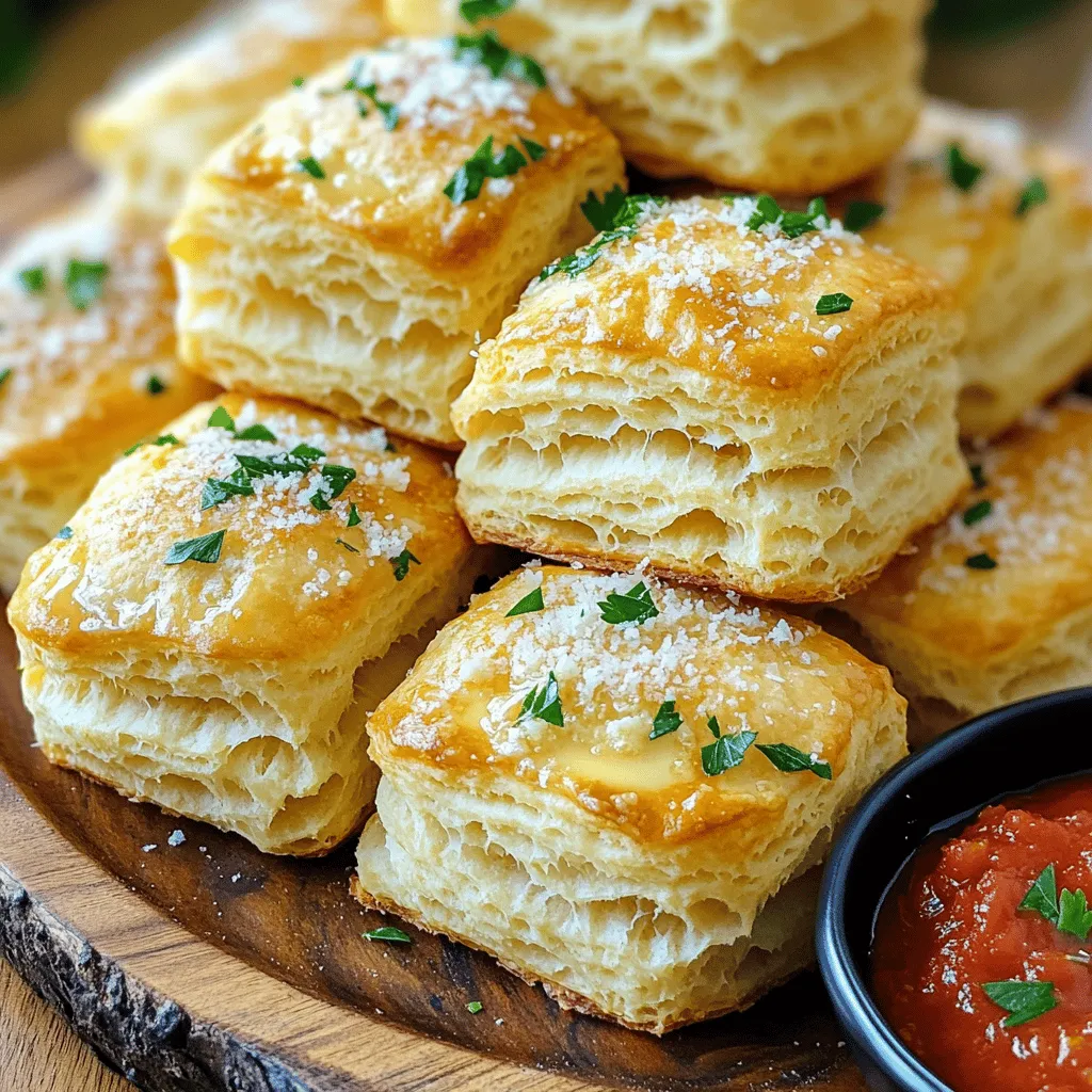 Garlic Parmesan Pull Apart Biscuits Savory Delight