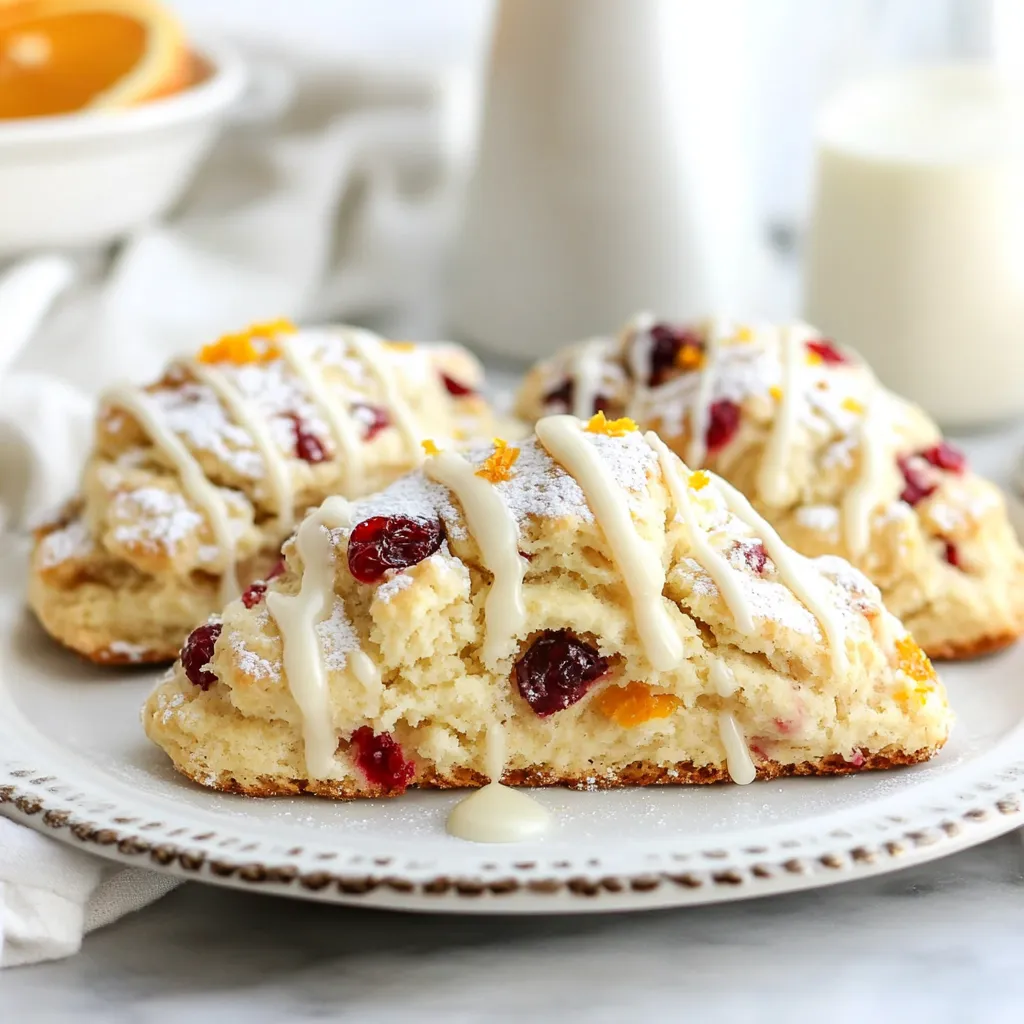 Cranberry Orange Scones Tasty and Simple Recipe