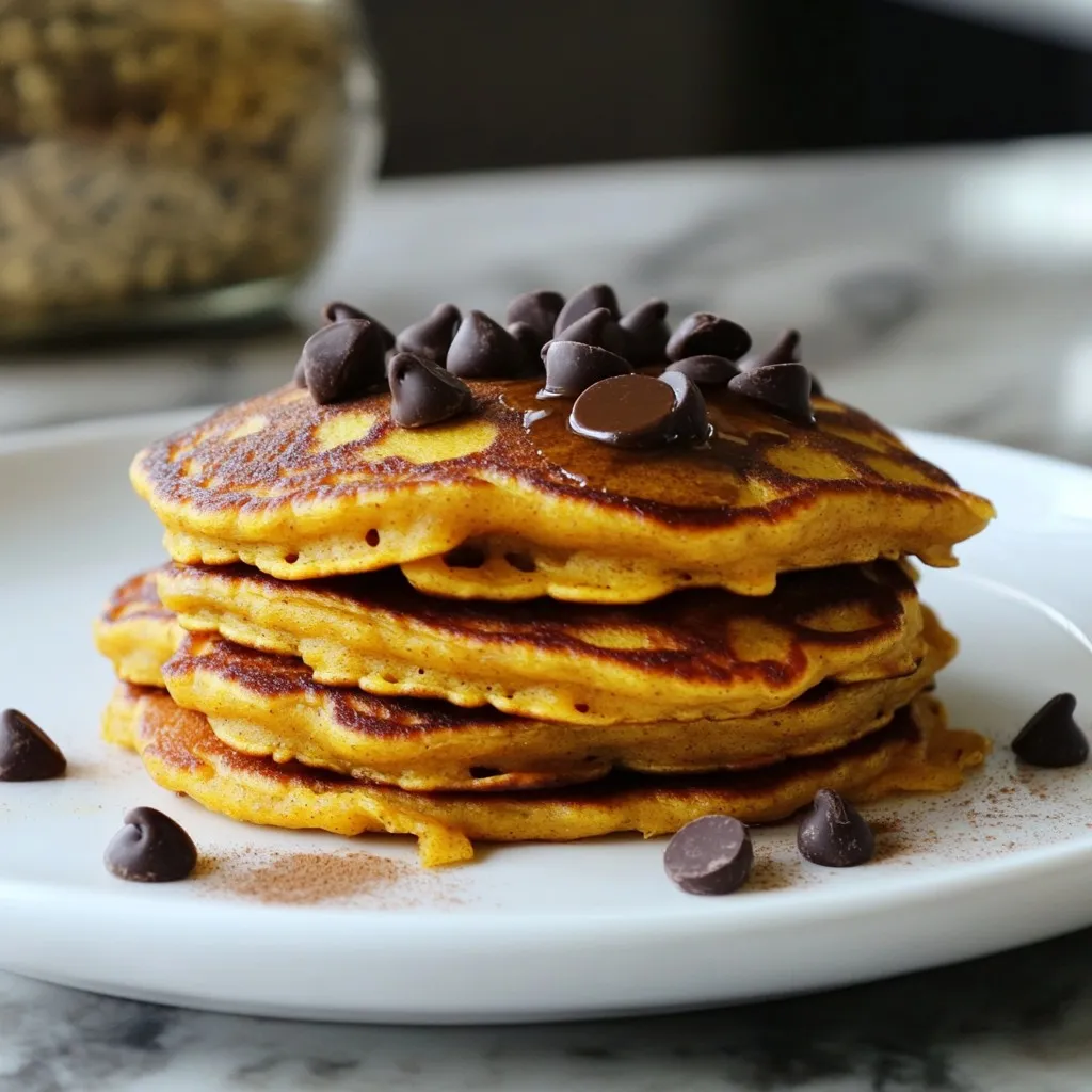 Chocolate Chip Pumpkin Pancakes Delightful Weekend Treat