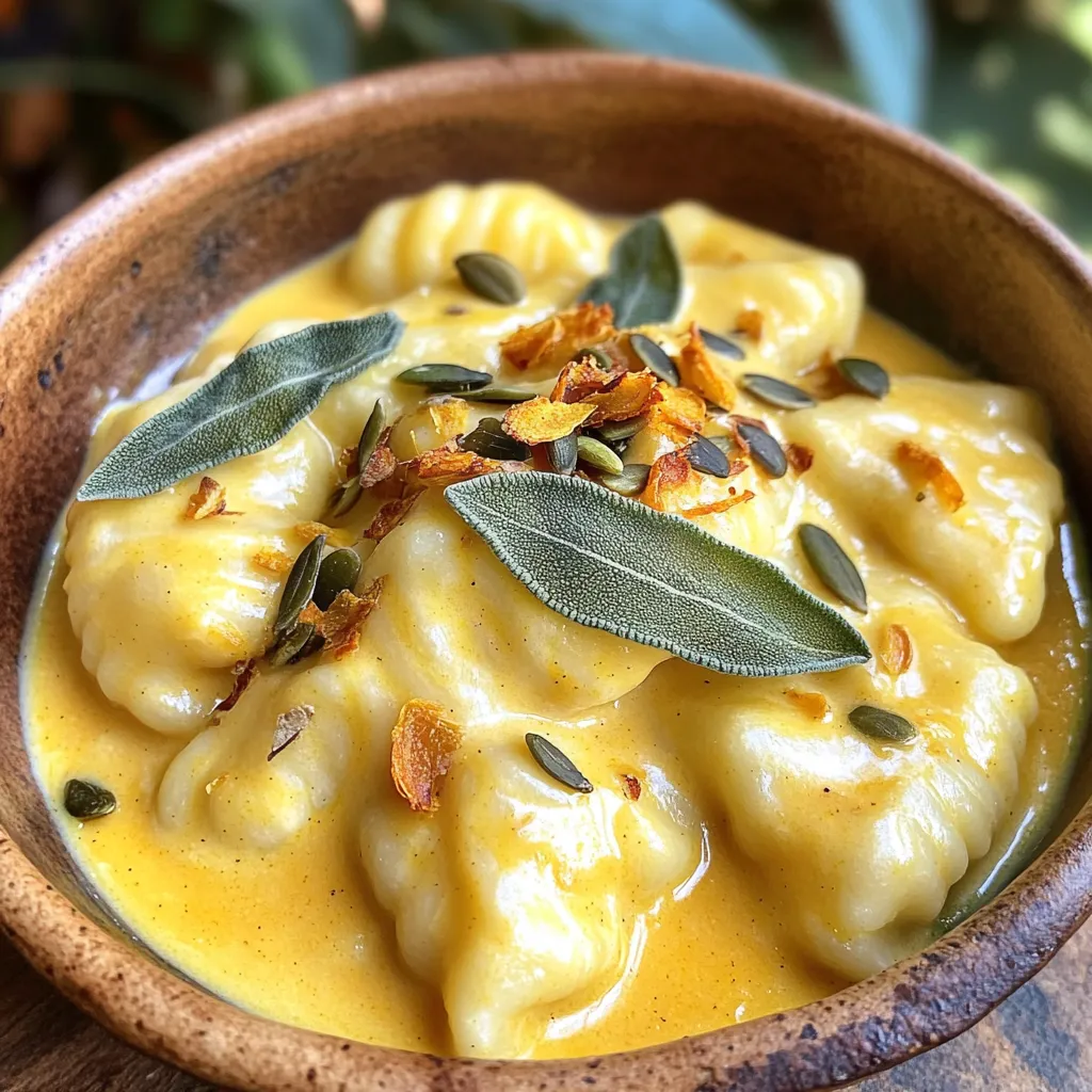Creamy Pumpkin Sage Gnocchi Savory Flavor Explosion
