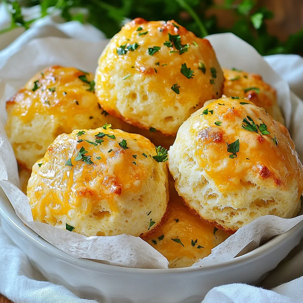Cheddar Garlic Drop Biscuits Irresistible and Easy