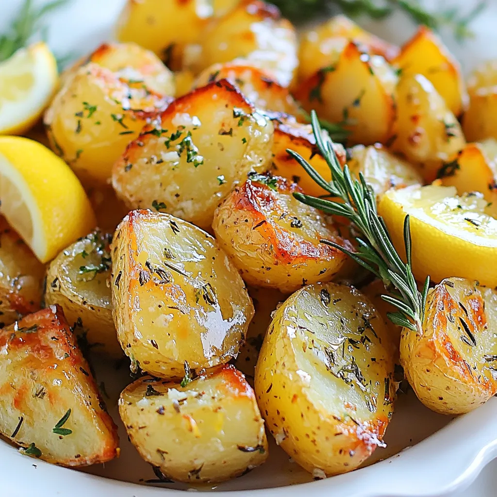 Garlic Herb Butter Roasted Potatoes Flavorful Delight