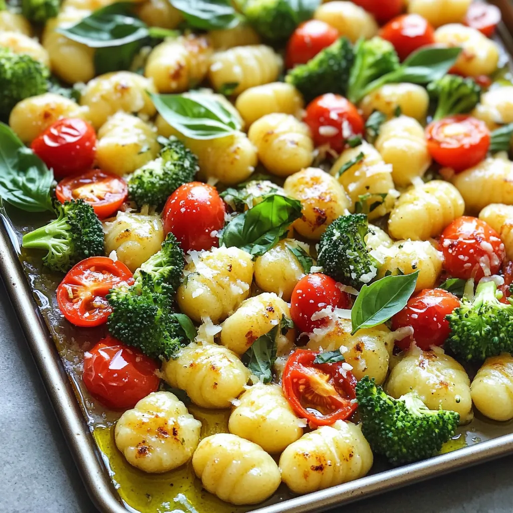 Sheet-Pan Garlic Parmesan Gnocchi &#038; Veggies Delight