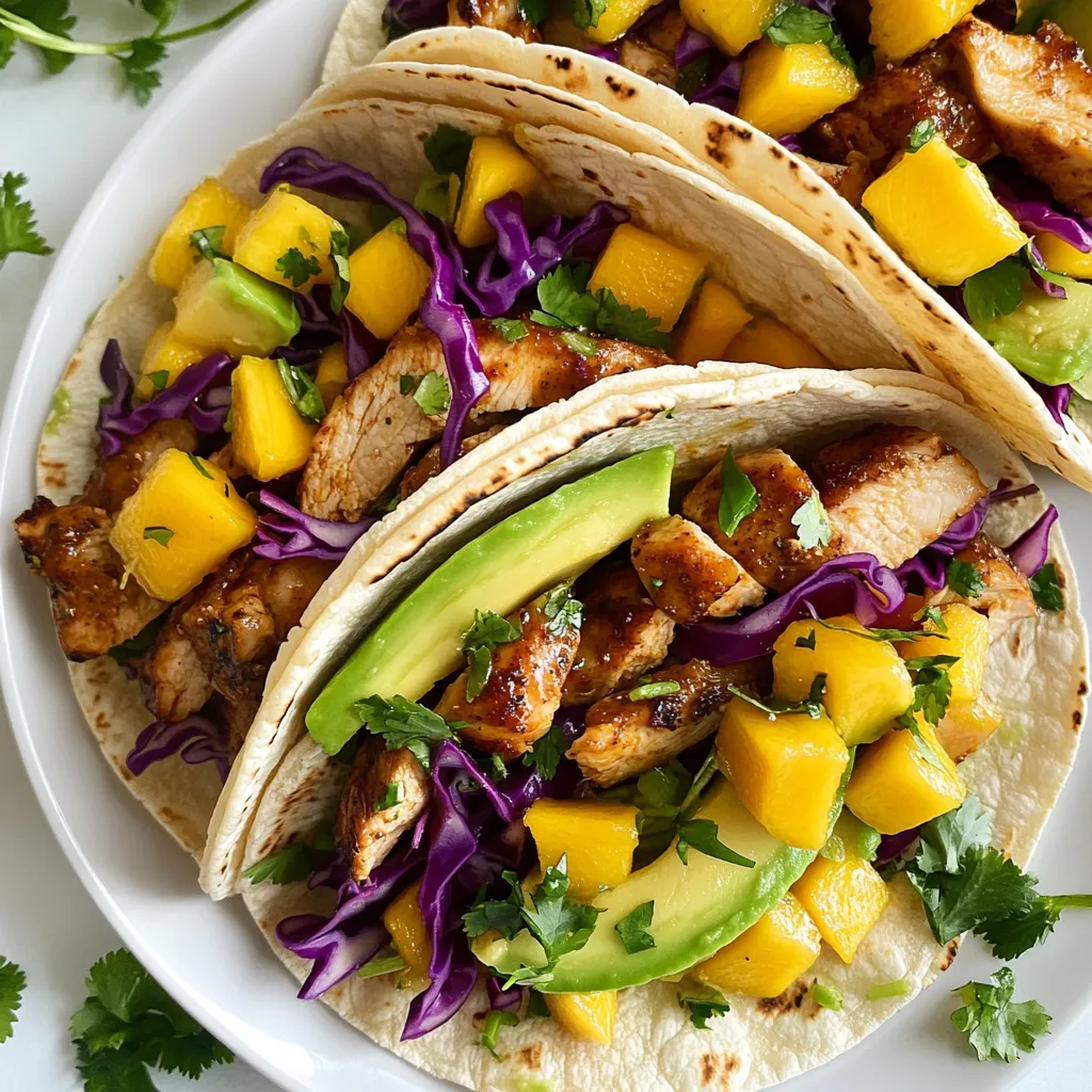 Caribbean Jerk Chicken Tacos Flavorful and Easy Meal
