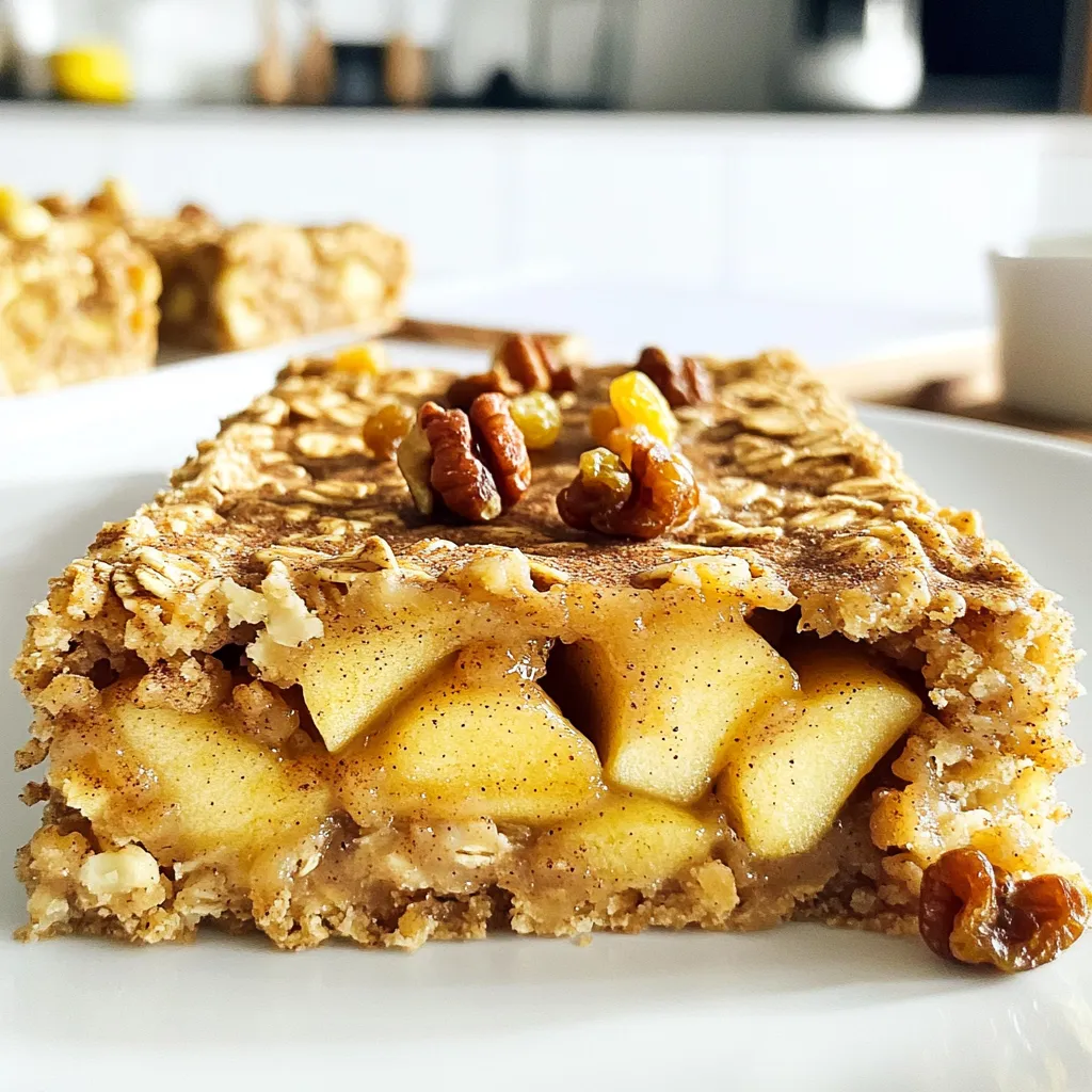 Delicious Apple Cinnamon Oatmeal Bars Easy Recipe