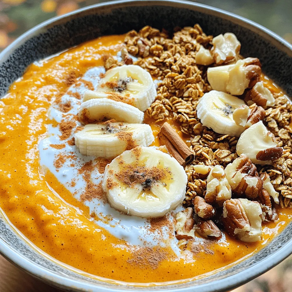 Pumpkin Spice Protein Smoothie Bowl Easy and Tasty Treat