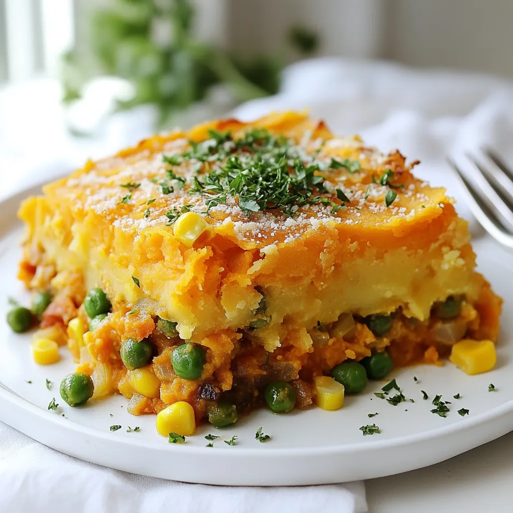 Vegan Sweet Potato Shepherds Pie Flavorful Comfort Dish