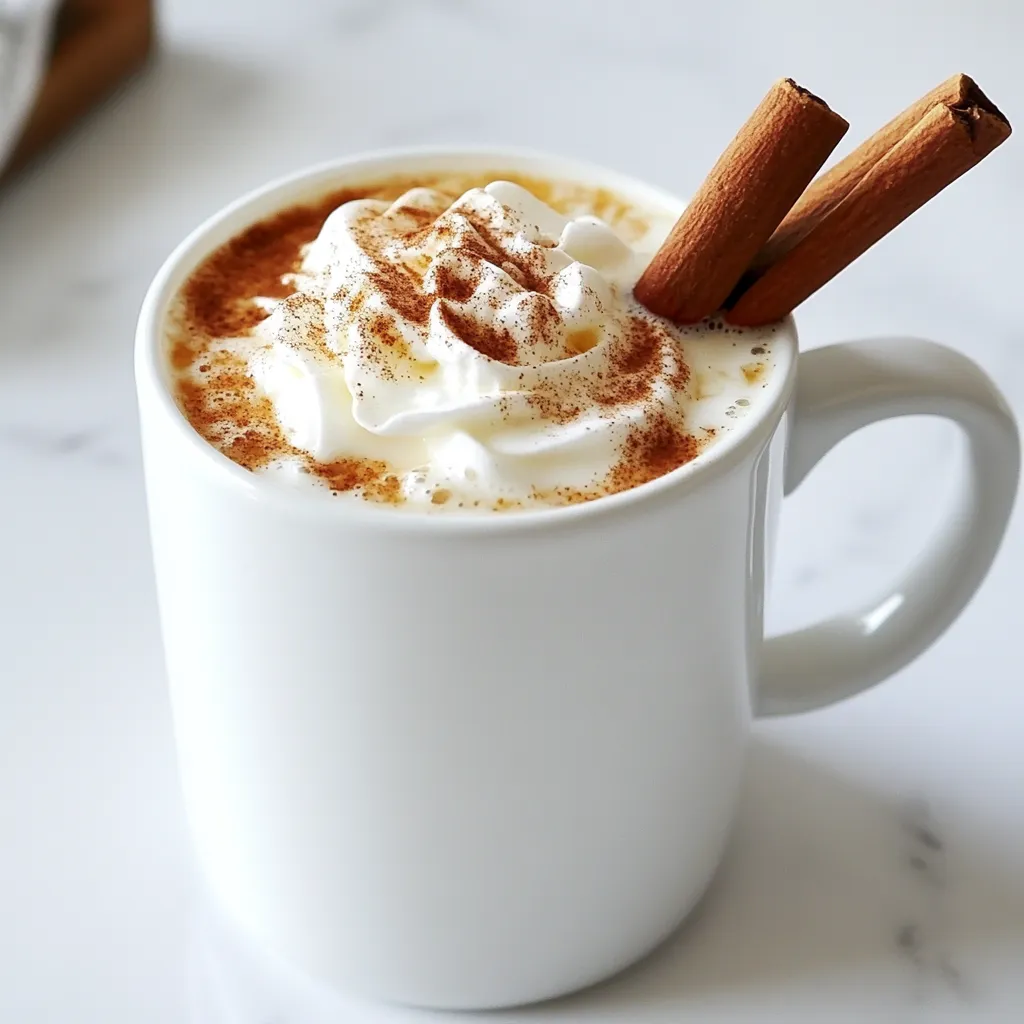 Warm Maple Brown Sugar Chai Latte Cozy and Inviting Drink