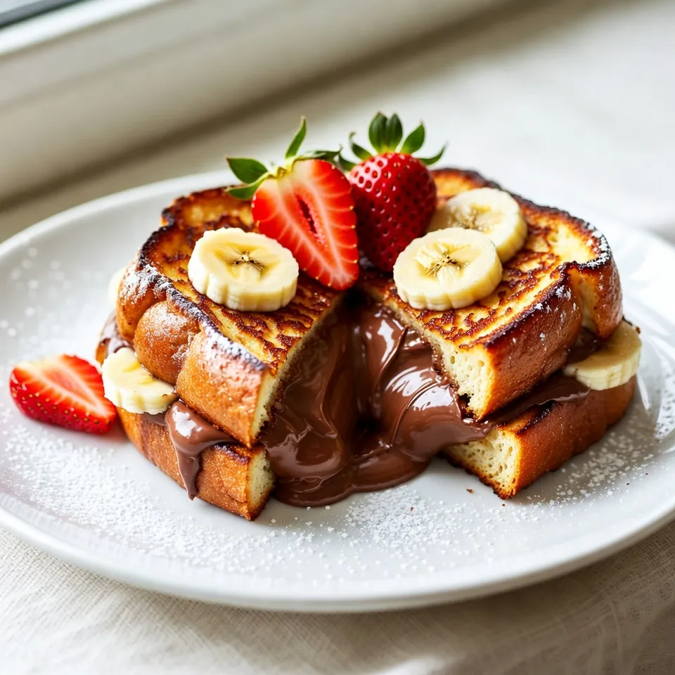 Nutella Stuffed French Toast Irresistible Recipe