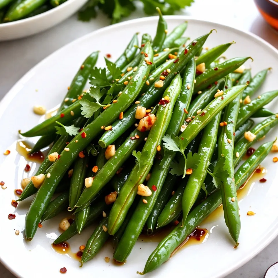 Spicy Garlic Green Beans Flavorful Side Dish Recipe